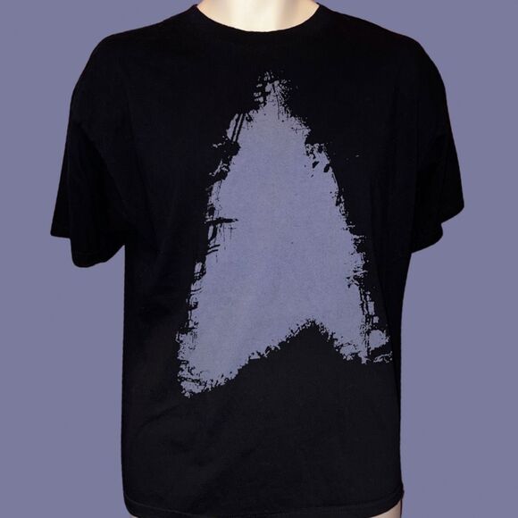 2013 Spectra Apparel Star Trek Into The Darkness Black/Gray T-Shirt Large #55 - Picture 4 of 4